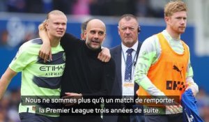 Guardiola : “Les joueurs ont reçu la récompense qu'ils méritent”