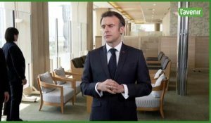 La présence de Zelensky au G7 est "une manière de bâtir la paix" (Macron)