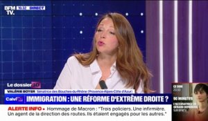 Immigration: "Les Français ne comprennent pas l'impuissance qui est organisée autour de ces questions" estime Valérie Boyer, sénatrice (LR) des Bouches-du-Rhône