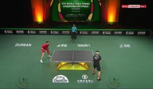 Le replay du 1er tour de Simon Gauzy - Tennis de table - Championnats du monde