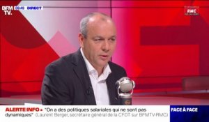Laurent Berger: "Les agents de la fonction publique ne sont pas un coût, c'est une richesse"