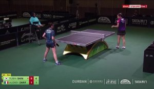 Le replay du 2e tour d'Audrey Zarif - Tennis de table - Championnats du monde
