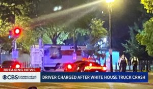Un homme de 19 ans inculpé pour "menaces" envers le président des Etats-Unis après avoir foncé en camion lundi soir sur une barrière près de la Maison Blanche - VIDEO