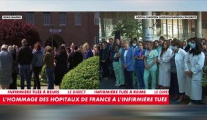 L'hommage des hôpitaux de France à l'infirmière tuée