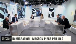 Ça vous regarde - Immigration : Emmanuel Macron piégé par LR ?