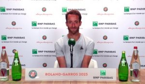 Roland-Garros 2023 - Constant Lestienne : "Je n'ai pas un corps comme toutes ces machines qui savent enchainer"