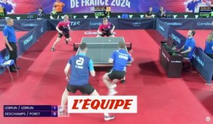 Le replay du 8e de finale des frères Lebrun - Tennis de table - Championnats de France