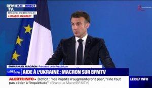 Propos de Piotr Tolstoï: Emmanuel Macron dit son "étonnement d'une telle nervosité et d'un tel manque de nerf chez les responsables russes"