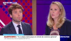 Marion Maréchal: "La seule réelle violence politique qui existe, c'est la violence d'extrême gauche"