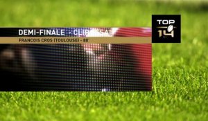TOP 14 - Essai de François CROS (ST) - Stade Toulousain - Racing 92 - Saison 2022-2023