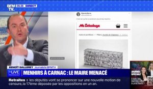 Carnac: le maire menacé depuis la destruction des menhirs