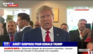 Donald Trump: "Notre pays est en déclin comme jamais", l'ancien président des États-Unis s'adresse à ses supporters dans un restaurant