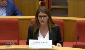 Audition de Marlène Schiappa au Sénat