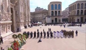 Les funérailles d'État de Silvio Berlusconi à Milan en direct