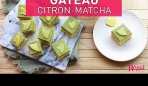 Gâteau moelleux au citron et thé matcha | regal.fr