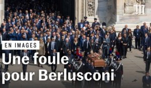 Une foule pour les funérailles de Silvio Berlusconi
