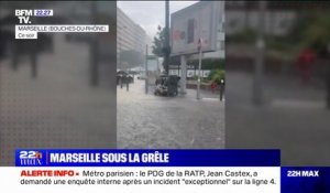 Orages dans le sud: averses de grêle et inondations dans les Bouches-du-Rhône