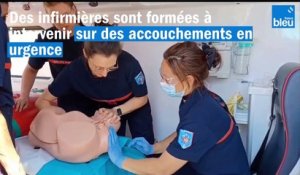 "J'avais de l'appréhension" : des infirmières pompiers volontaires formées aux accouchements d'urgence