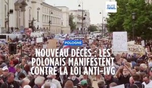 Nouveau décès de femme enceinte : les Polonais manifestent contre la loi anti-IVG