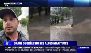 Orages dans les Alpes-Maritimes: "On s'est retrouvé d'un seul coup sous une pluie de grêle", le témoignage d'un gérant de camping à Grasse
