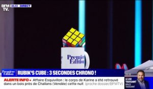 Le choix de Marie - Nouveau record du monde de Rubik's cube réalisé en 3 secondes