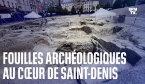 Des fouilles archéologiques en plein centre-ville de Saint-Denis sont en cours