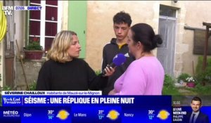 Séisme: "On ne sait pas si on doit rester ou partir", témoigne une habitante des Deux-Sèvres après une réplique ressentie dans la nuit de vendredi à samedi