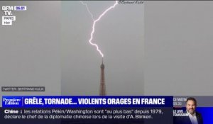 Grêle, tornade, vents violents... Les images impressionnantes des orages qui ont touché la France hier soir