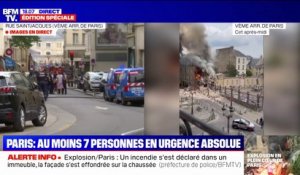 Explosion à Paris: sept personnes en situation d'urgence absolue et neuf en urgence relative