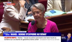 Élisabeth Borne sur la mort de Nahel à Nanterre: "Les images donnent à penser que le cadre d'intervention légale n'a pas été respecté"