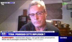 Décès de Paul-Henri Nargeolet dans le Titan: "C'était quelqu'un d'absolument sérieux et précis", assure Bertrand Sciboz, spécialiste des recherches marines