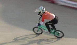 La finale de la course dames - BMX - Coupe du monde - 3e étape à Papendal