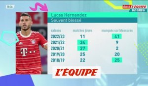 Les (trop) nombreuses blessures de Lucas Hernandez - Foot - L1 - PSG