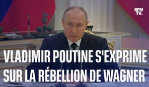 "Vous avez fait éviter le chaos": Vladimir Poutine s’exprime après la rébellion avortée de Wagner