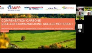 Webinaire N°4 CEREMA : Compensation carbone : quelles recommandations, quelles méthodes ? | CGDD