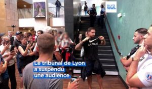 Violences urbaines en France : une audience suspendue dans un tribunal à Lyon