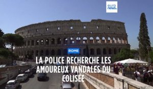 Rome : la police recherche les amoureux vandales du Colisée