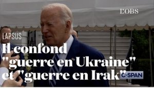 Guerre en Ukraine : Joe Biden la confond avec la guerre en Irak