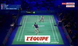 Popov passe à nouveau proche de l'exploit contre Axelsen - Badminton - Jeux européens