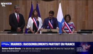 "Ceux qui sèment le désordre ne sont pas les défenseurs de la justice pour Nahel", selon Benoît Payan, maire de Marseille s'exprime sur les émeutes