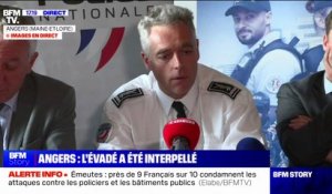 Traque à Angers: "L'homme a immédiatement tenté de prendre la fuite en sautant du 3e étage", explique le directeur départemental de la sécurité publique
