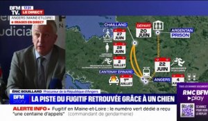 Traque à Angers: "On a encore besoin des signalements des gens pour refaire le parcours de l'intéressé", indique le procureur de la République d'Angers
