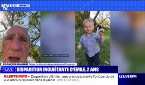 Disparition du petit Émile: "Tout le territoire est quadrillé, tout est scruté" explique le maire du Vernet