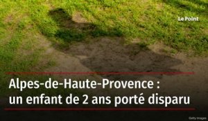Alpes-de-Haute-Provence : un enfant de 2 ans porté disparu