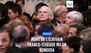 Le romancier franco-tchèque Milan Kundera est décédé à l'âge de 94 ans