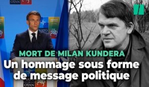 Mort de Milan Kundera : Emmanuel Macron lui rend hommage en envoyant un message à la Russie