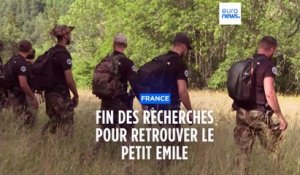 En France, les recherches du petit Emile touchent à leur fin