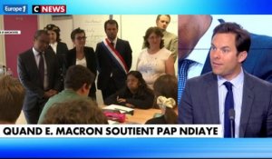 Quand Emmanuel Macron soutient Pap Ndiaye