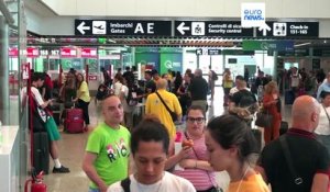 En Italie, plus de mille vols annulés en raison d'une grève dans les aéroports