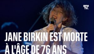 L'actrice et chanteuse Jane Birkin est morte à l'âge de 76 ans dans son appartement parisien